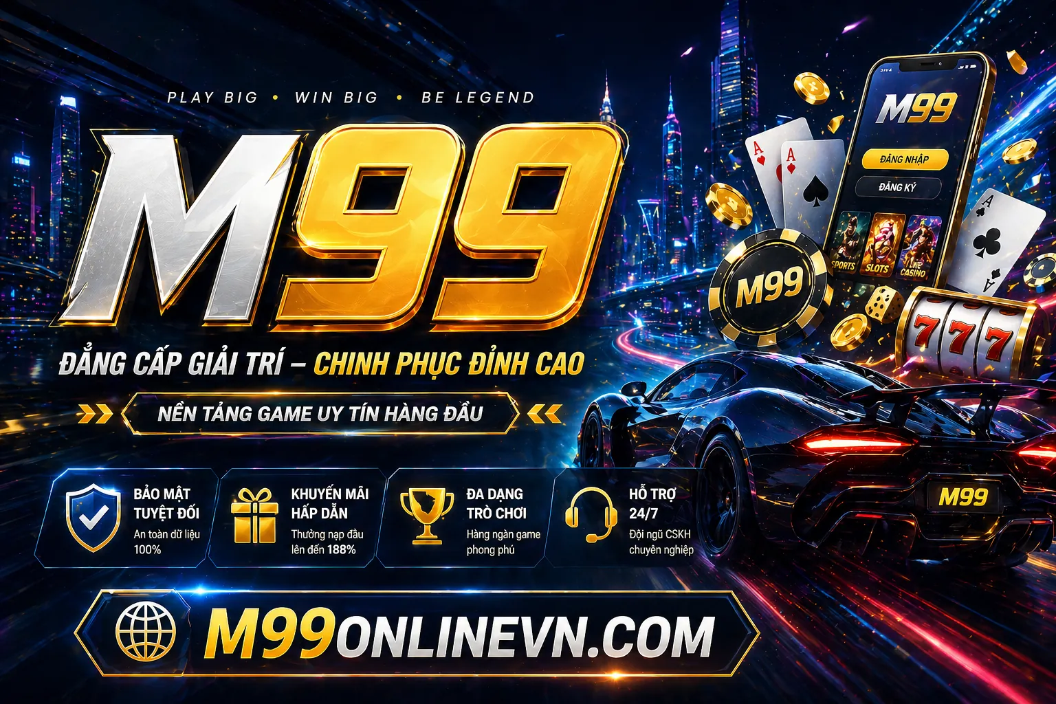 Sân vận động với ánh đèn rực rỡ và người hâm mộ cuồng nhiệt, tượng trưng cho cá cược thể thao sôi động tại 69vm login
